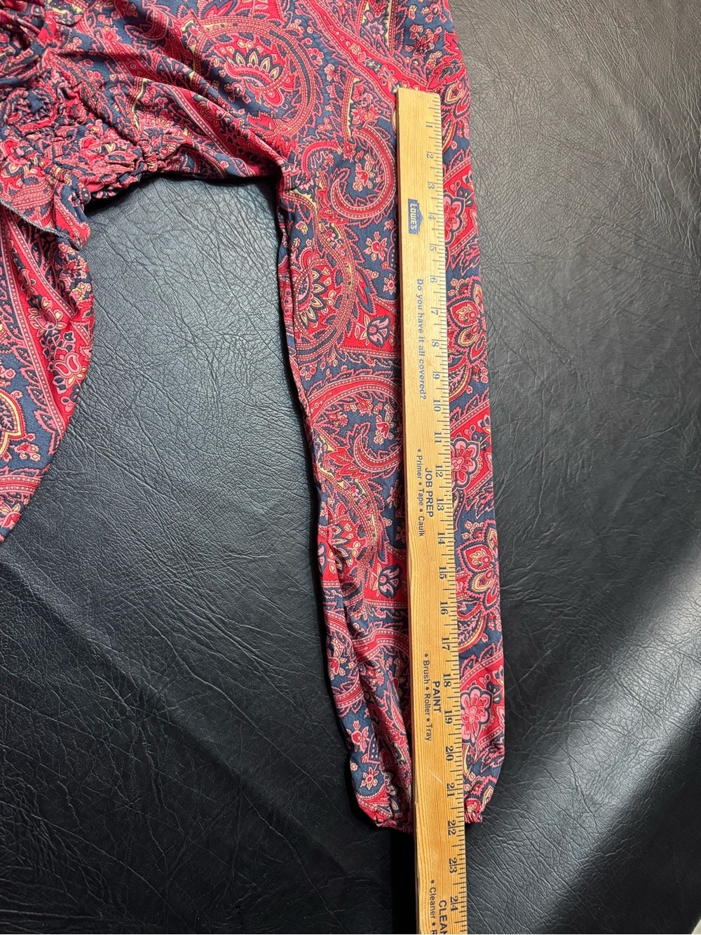 Boemo Paisley Boho Maxi Dress Small Pink Blue Smocked Waist Tiered Maxi Festival - Picture 6 of 7